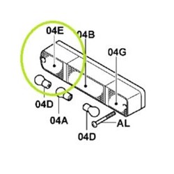 Tail Light Lens (Clear) - suits # 712361