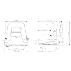 Seat - Foldable Backrest