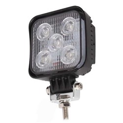 LED Mini Worklight - Square (12-80 Volt /15W) H = 80mm x W = 80mm