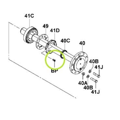 Lock Nut Screw - suits # 711834
