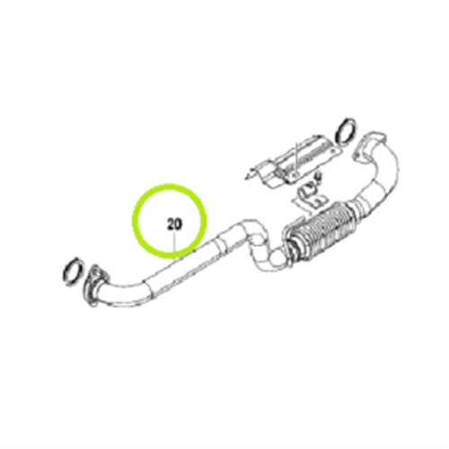 Exhaust Pipe (4Y) (CHECK WITH VELOX FOR SERIAL NUMBER)