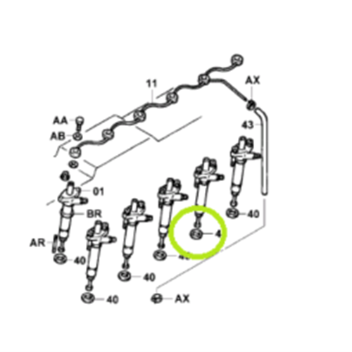 Seat - Injector Nozzle (14Z)