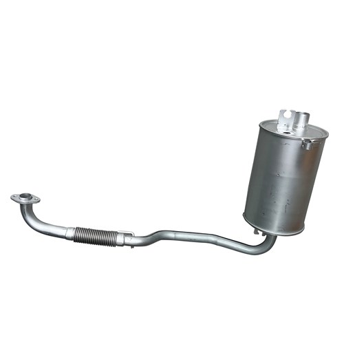 Muffler Assembly c/w Exhaust Pipe - Check Serial Number