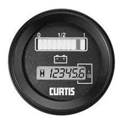 Battery Discharge & Hour Meter Gauge (24-48 vdc) - Curtis Model 803