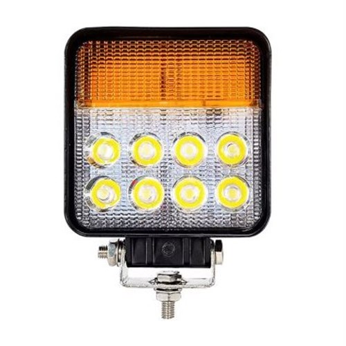 LED Worklight / Indicator Combination Light (12-80VDC | 24W) H = 110mm x W = 100mm