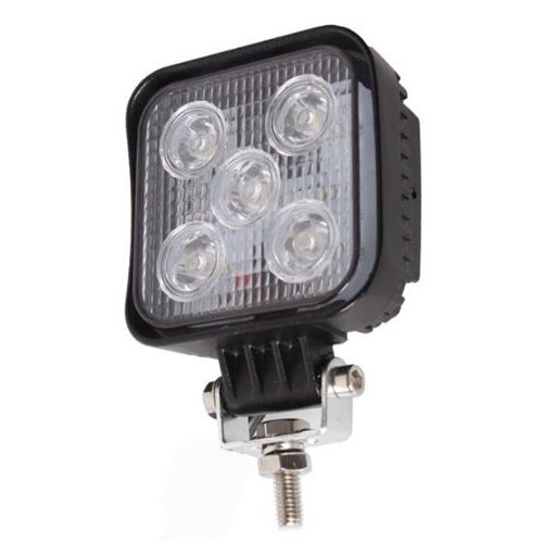 LED Mini Worklight - Square (12-80 Volt /15W) H = 80mm x W = 80mm